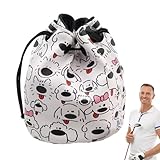 Uhngw Golf -Wertsachen Beutel, Golfbeutel | Speichern Sie 12-18 Bälle Wertsachen Organizer Tee Beutel - Multifunktional tragbarer Trägervereinbarungsfall für Marker, Kurs, Übung, Fahrbereich