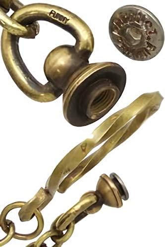 ［SWANKY/スワンキー］ クレイジー スタンプ ブラス ウォレットリング ウォレットチェーン(レターパックプラス/宅配便)