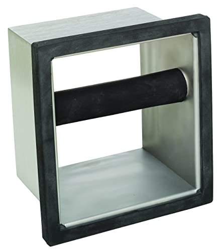 Rattleware Open Bottom Knock Box Chute - For Home, Cafe, Restaurant, Hotel, Office, Or Commercial Establishment - Trusted By Baristas Worldwide - Stainless Steel (6"X5.5"X4") #TOP10