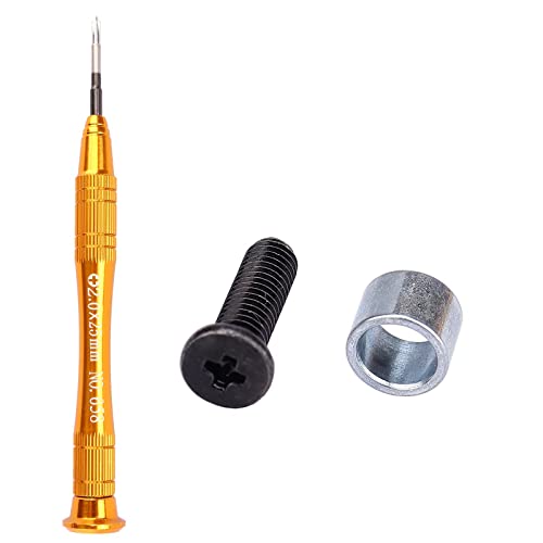 IKPEK 1Pcs SSD Screw for PS5 and 1Pcs Ring Replacement and Screwdriver for Sony PlayStation 5 Console Solid State Drive