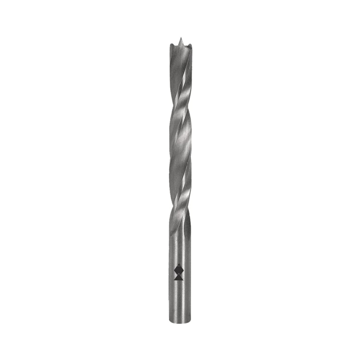 Fisch HSS Double Flute Brad Point Ground Wood Drill Bits, 1/2 Inch, Wood Drill Bit, Precision Drilling for Woodworking, Compatible with Standard