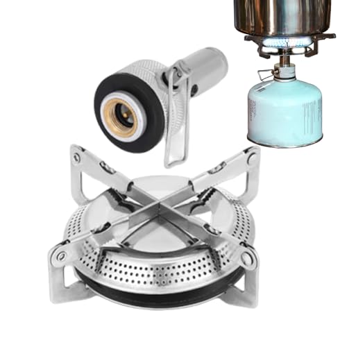 Campingkocher - Campingkocher Brennerkopf, Flacher Gastankkocher Camping, Wandern, Angeln, Stromausâ€¦ – Miniatur