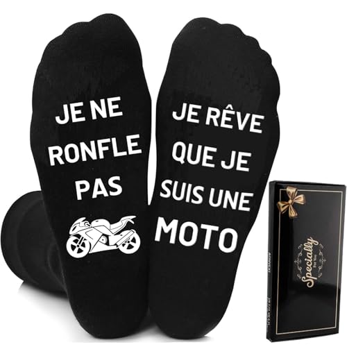 Aonveki Chaussettes Humour Homme 43-46, Cadeau Homme Original pour Noel Anniversaire Saint Valentin Fete des Peres, Cadeau Rigolo Humoristique pour Papa Grand Pere Mari Copain