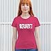 Believe Alien Bigfoot Loch Ness Monster T-Shirt Funny Space UFO Hunter Sasquatch Yeti Dinosaur Nerdy Women's Tee Hot Pink X-Large