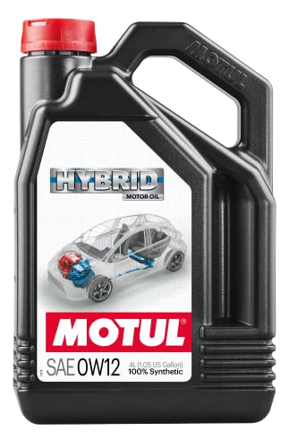 Motul 107152 | Motul Hybrid Car Engine Oil | Fully Synthetic Fuel Economy Lubricant for Petrol Hybrid Car & Vehicle Engines | 100% Synthetic Engine Oil | Viscosity SAE J 300, 0W-12 | 4 Litres