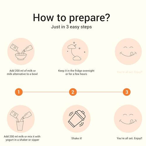 Image of GOAT Life Overnight Oats (75g) | 20g Protein | High Fibre | Nutrient-Rich | No Sugar | Supports Weight Management & Muscle Recovery | Instant Breakfast (Pack of 1, Mango Madness)