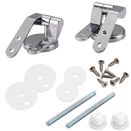 Preisvergleich Produktbild DIYARTS WC-Sitzscharniere Aus Zinklegierung Für Toilettenspüldeckel Ersatzteile Zubehör Montageanschluss WC-Deckelscharnier