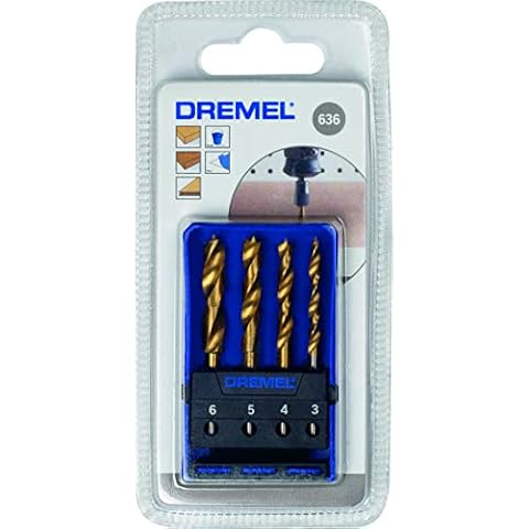 Dremel 636 Titanium Wood Drill Bits Cover