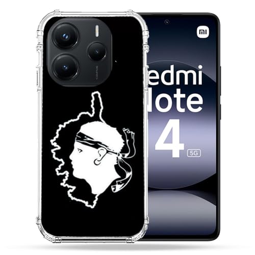 Coque Xiaomi Redmi Note 14 5G antichoc noire pour éviter de briser votre écran