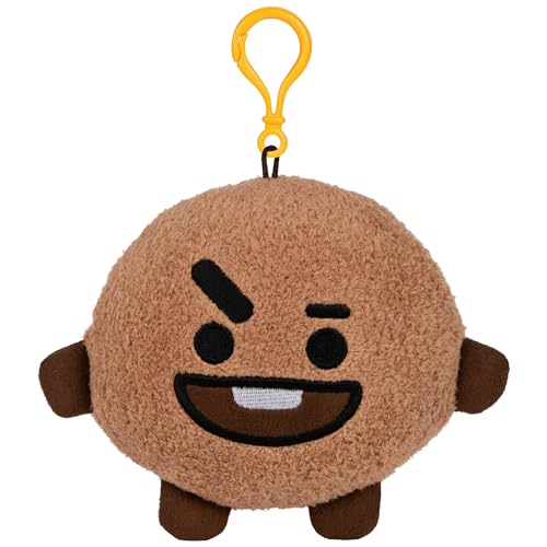 GUND LINE Friends BT21 SHOOKY Backpack Clip Plush, 4'
