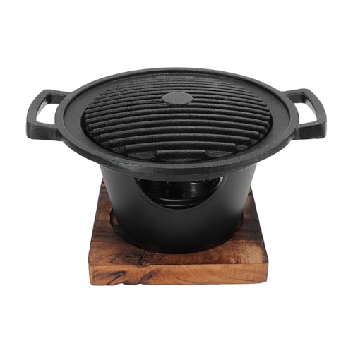 Parrilla de barbacoa coreana, mini parrilla de mesa familiar para una persona, estufa de barbacoa portátil para camping, picnic, patio trasero