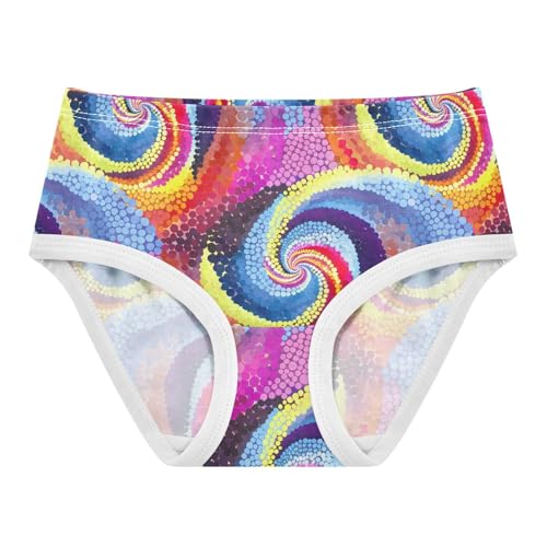 Swirling Colorful Dots Toddler Girls's Underwear 2T 202c1633