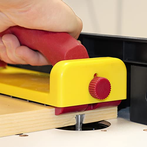 Milescraft 3405 Grabberplus - Pushblock For Table Saws, Router Tables, Band Saws & Jointers, Yellow #TOP1