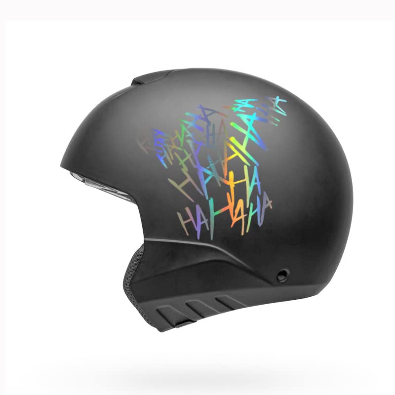 Image of Claw Marks Hahaha Car Stickers Decals Motorcycle Helmet Decal Vinyl and Waterproof (Holograhpic Silver)