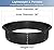 AnBaiMei Round Outdoor Fire Pit Ring Insert 36-Inch Inner 40-Inch Outer Diameter, Heavy Duty Metal Steel DIY Firepit Liner Campfire Rings for Outside Wood Burning Above or In-Ground, Black