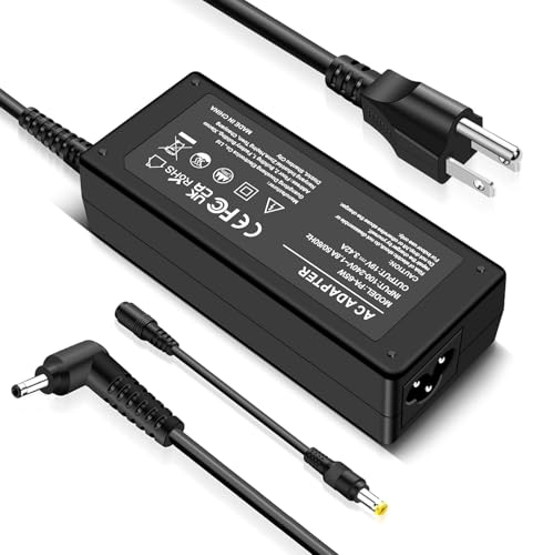 65W Charger Compatible with Acer Aspire 3 5 E1 E5 V3 V5 V7 R3 R7 ES1 A314 A315 A317 A514 A515 5250 5253 5336 5517 5532 5733 5750 Swift 1 3 5 SF113-31 SF114-31 SF314-51 SF514-51 Laptop Adapter