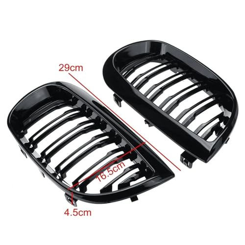 Grilles de course pour BMW Série 1 E81 E87 pour remplacer une calandre ternie