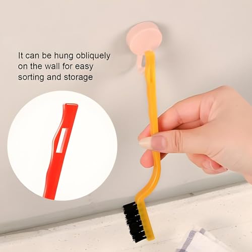 Image of Oblivion Mini Wire Brush for Cleaning 12 Pcs - Wire Brush Set with Brass, Nylon & Stainless Steel Bristles, Cleaning Brushes for Gas Stove, Burner, Tiles, Tap Rust Removal, Welding Slag, Paint & Dirt