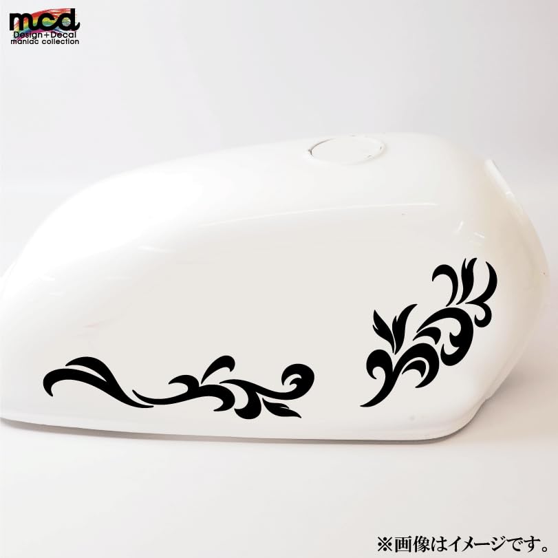 Amazon.co.jp: ブラックリーフ カッティングステッカー 左右セット