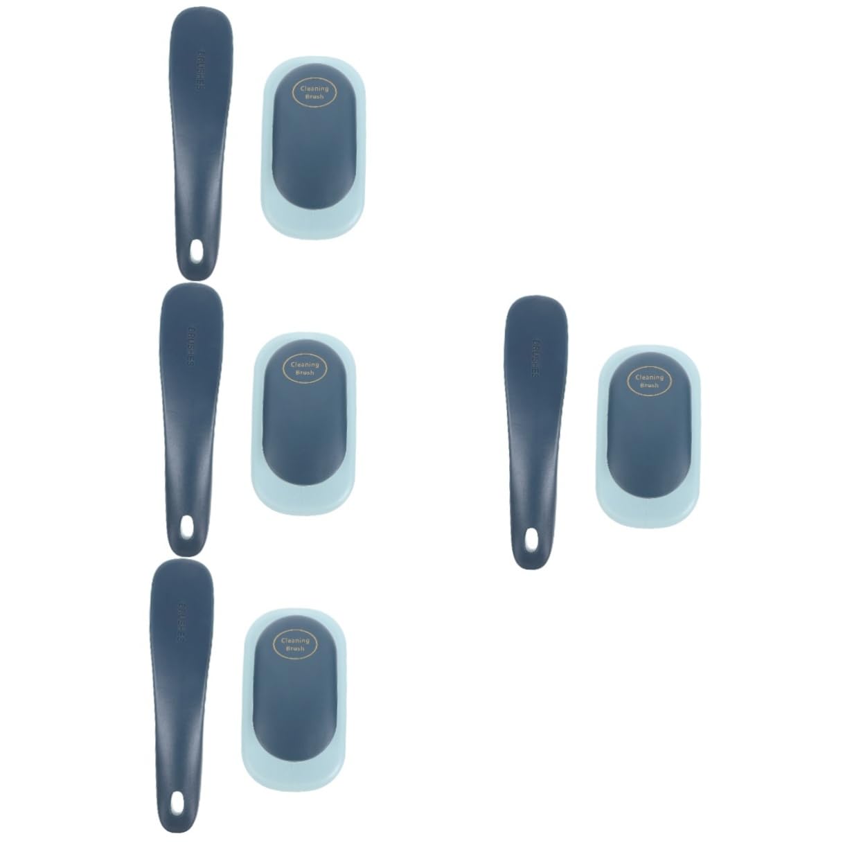 Brosses de nettoyage pour la maison et brosse à chaussures multifonctionnelle en lot de 4