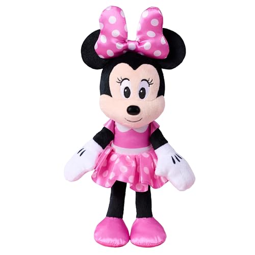 Disney Jr. Minnie Mouse Small Plush, 10 inch Tulle Skirt Minnie Plush, Ages 2 and Up