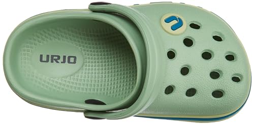 Image of URJO Streak Kid's Clogs /Sandals with Adjustable Back Strap Ultra Soft & Flexibility Anti Skid Comfortable Waterproof Daily Mules Clogs /Sandals Boy's & Girl's