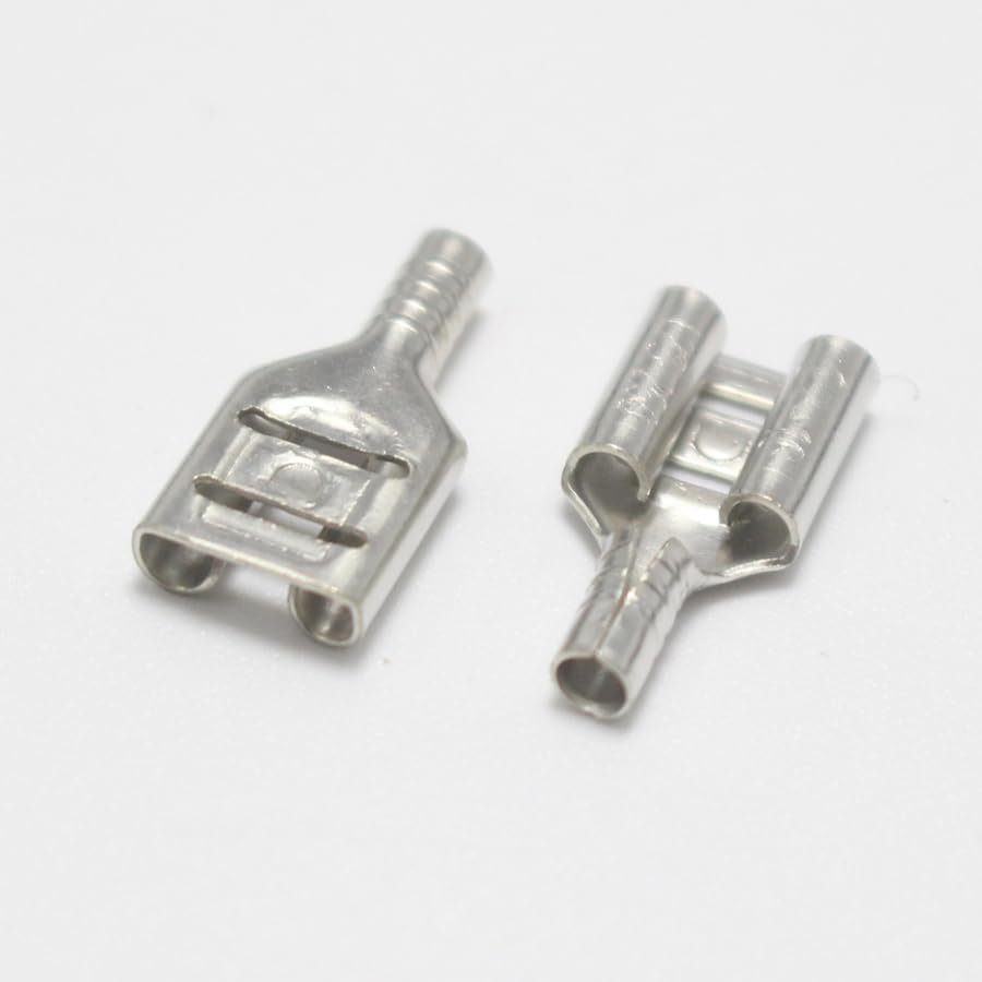 Cosses femelles 6.3 mm connecteur moto borne à ressort câble 14 AWG électricité automobile