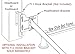 Bed Frame Brackets Adapter for Headboard Extra Heavy Duty, Set of 2 Brackets with Hardware Modification Plate