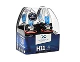 Im Straßenverkehr zugelassen AUTOLIGHT 24 2 x H11 55W XENON LOOK HALOGEN LAMPEN 6000 KELVIN NEBELSCHEINWERFER