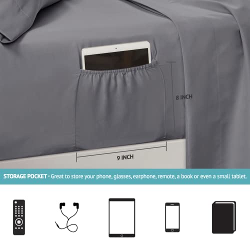 Image of Comfort Spaces Vince Reversible Bed In A Bag - Trendy Casual Geometric Quilted Cover, All Season Down Alternative Cozy Bedding, Matching Sham, King, Reversible Teal /Charcoal 9 Piece