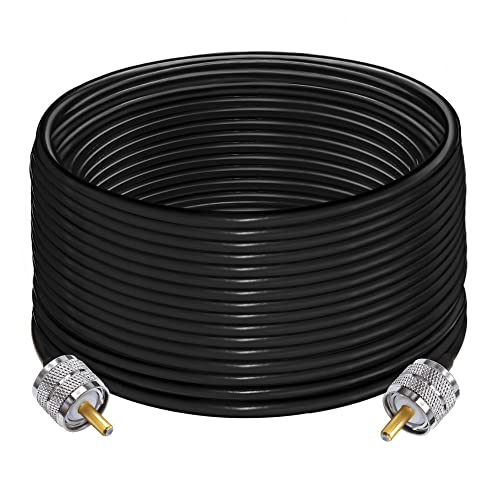 Câble d'extension UHF mâle à mâle RG58 rallonge SO239 pour antenne CB