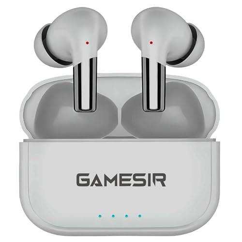 Image of GameSir Fusionbeatx Pro Wireless Noise Cancelling In Earbuds-Sound Optimize, 42H Playtime, 45Ms Low Latency, 12Mm Bass Drivers, Zen Enc Mic, Ipx5 Water Resistance, Bluetooth 5.3, Type-C Charging(Grey)