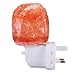 Price comparison product image LEDGLE 10W Natural Himalayan Salt Lamp Hand Carved Night Light, Air Purifier Function, Inbuilt Incandescent Light Bulb, Wall Plug,230V