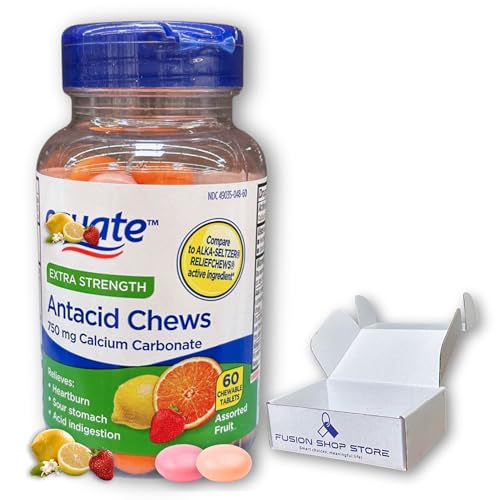 Antacid Chewable Tablets- Extra Strength Relief Chews Heartburn