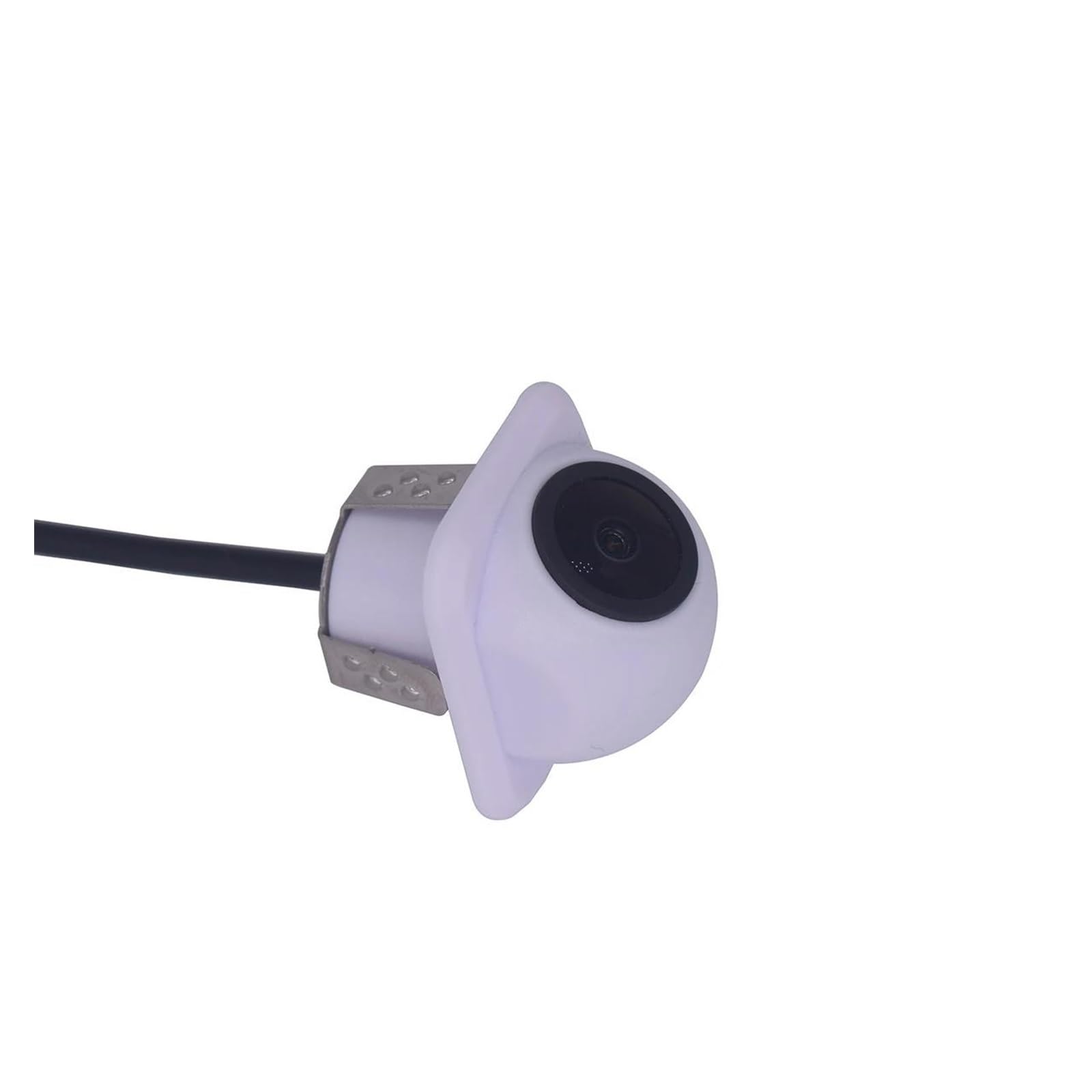 Telecamera di retromarcia senza fili Sensore CCD da 14mm Custodia bianca Starlight Night Vision HD 1080P Videocamera per vista posteriore per auto universale per dispositivo di backup inverso(AHD720P-