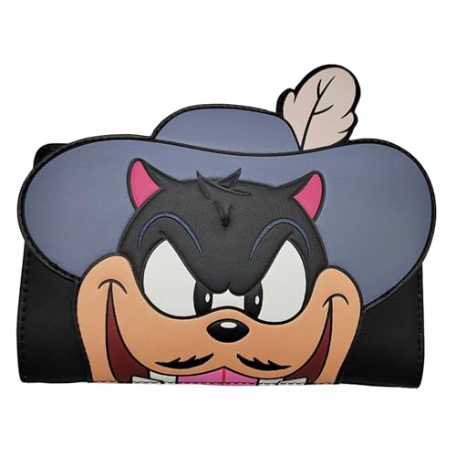 Loungefly Disney The Three Musketeers Pete Villain Cosplay Faux Leather Flap Wallet