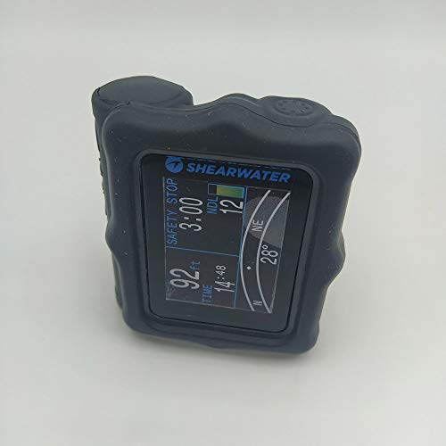 Housse silicone Shearwater Perdix 2 protection antichoc plongée noir - 6
