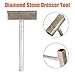 Diamond Grinding Wheel Dresser Head with Handle for Abrasive Deburring Sharpener Stone Grinder Tool