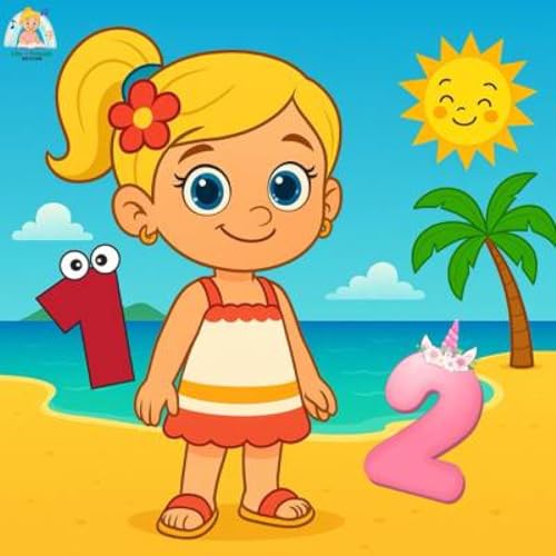 Apprendre les chiffres : Lila et les chiffres magiques au bord de la mer, histoire et chansons pour enfants Titelbild