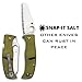 Spyderco Caribbean Salt Sheepfoot Knife with 3.70