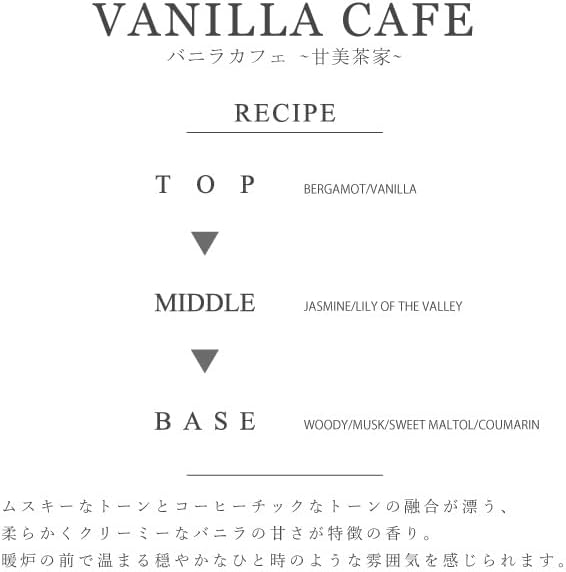 FINCA フィンカ バニラ カフェ 香水 オードトワレ 30mL バニラ ムスクの香り