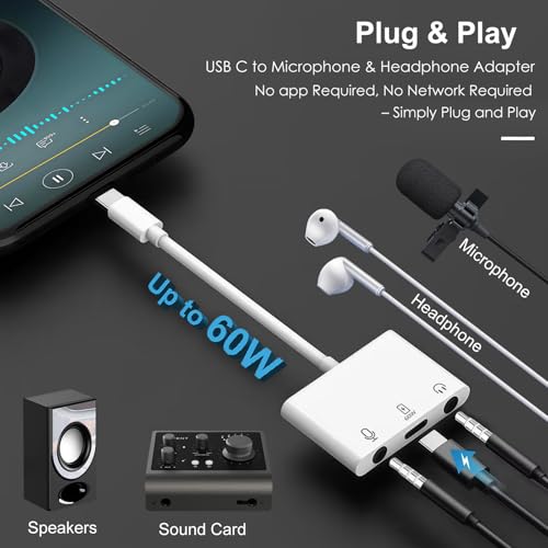 Adaptateur USB-C micro et audio 3.5mm pour diffusion en direct sur iPad Pro - 2
