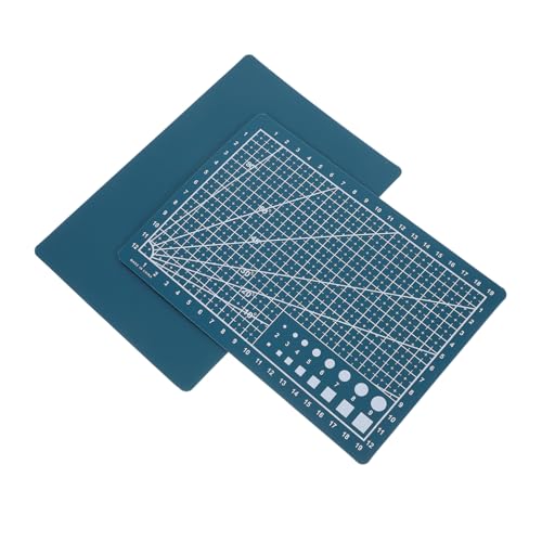 KONTONTY Sewing Mat Self-healing Cutting Mat 2pcs A5 Dual-sided Cutting Mats for Quilting Engraving Diy Projects Craft