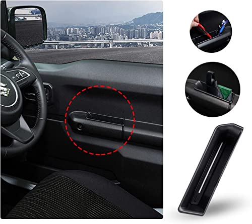 Image of Moonmen Front Row Door Side Storage Box for Suzuki Jimny, Handle Pocket Armrest Phone Container 2019-2022 Accessories