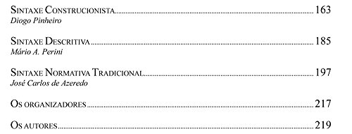 Sintaxe, sintaxes: Uma introdução