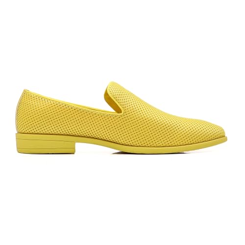 Image of Mens Tuxedo Dress Loafers Slip On Formal Wedding Shoes