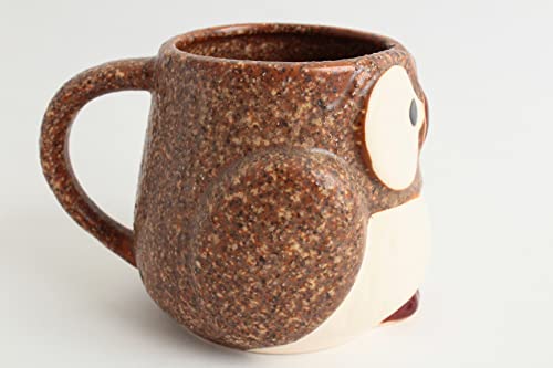 Taza de cerámica forma búho 300 ml miniatura 3