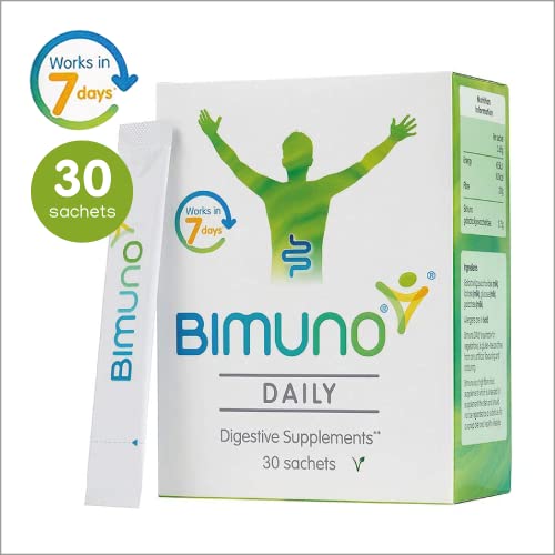 Bimuno Original - Daily Prebiotic Food Supplements. Gut Health Support For Men, Women, Kids & Bifidobacterium Culture. High In Fibre. Taste Free, Vegetarian, Gluten Free | 3 Pack (90 Sticks) #TOP1