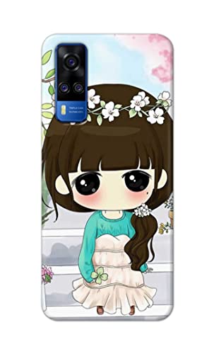 Image of PRINTFIDAA Cartoon Girl Printed Designer Hard Back Case Cover for Vivo Y51 / Vivo Y51A / Vivo Y31 -(TI) MVN1009
