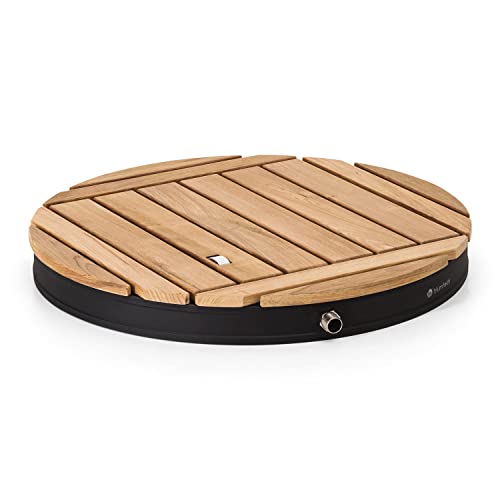 blumfeldt Kit de Ducha Exterior Portatil, Duchas de Jardín, Chorro de Agua Fijo de 4 m de Altura y de Aluminio Resistente al Agua, a los Rayos UV y a Las Heladas, Ducha para Camping y Piscina